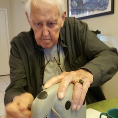 A Toy that he carved for his Great-Grandson