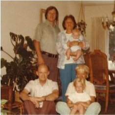 Ed, Jen, Jen's grandpa and both of her grandmas