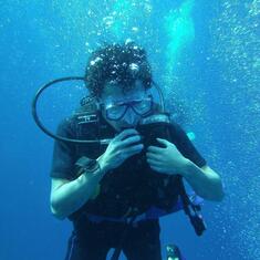2011 diving in Thailand.