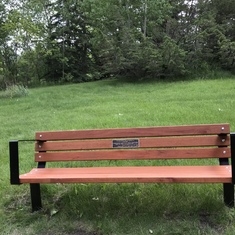 A bench to remember Eddie