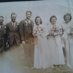 My wedding August 10 1946
