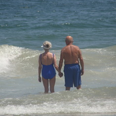 Mimi and Dada, doing one of the things they did best! Enjoying endless summer days on 34th St. OCMD