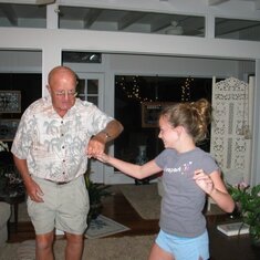 grandpa and taylor dancing 2008