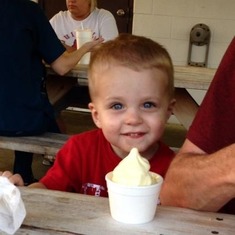 He's likes ice cream, like his pappy