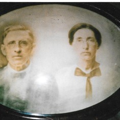 Lura Clemons father Andrew and step-mother Lilly Logsdon Clemons