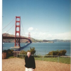 Ed at Golden Gate Bridge CA
