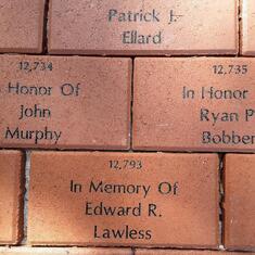 Brick Paver in Memory of Ed