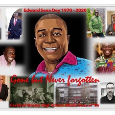 In Loving Memory of Edward Sena Day from the Cardinal Hinsley High School, Class of '86
