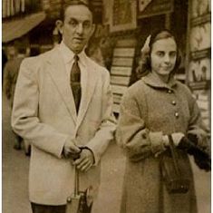 Edward with wife, Annabelle in NYC (circa 1950's)