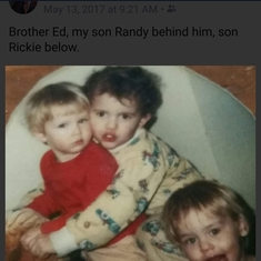 Ed with his nephews.