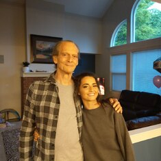 Grandpa and Alyssa, 6/22/2018