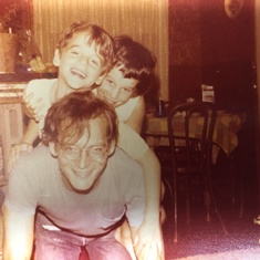 He was such a fun Daddy! 1976?