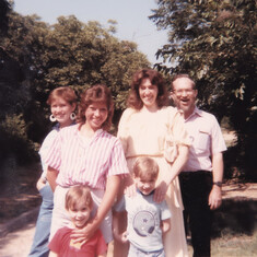 Eugene with the whole family, circa 1983