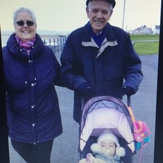 Such fun on this day, in training for grandma and grandad duties before the arrival of River
