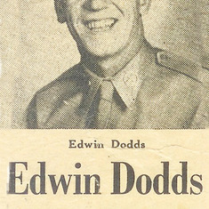 1952 Edwin Gets His Wings - Newspaper Clipping Edited