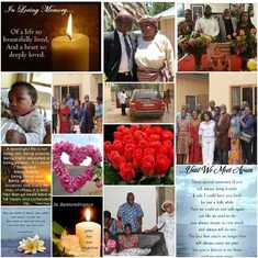 A collage from sis Dinam to the family.