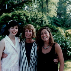 Ellen, Lorrie & Leslie at her 25th Anniversary Party