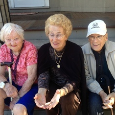 Mother and two of her best friends and long time next door neighbors, Ronny (RIP) and Adelle
