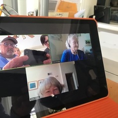 Last photo of us together - virtually - Mother's Day 2020