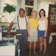 Paula (grandniece from Inchigeela) visiting Summer 2000