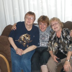 Pat, Joanne, Eileen in 2010
