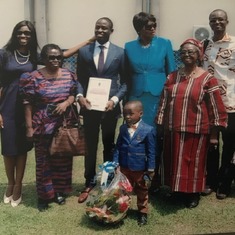 Medical school graduation of Dr. Ekiti Martin, June 2016