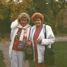 Mom and Grandma in Rothenberg Ob de Tauber 1989