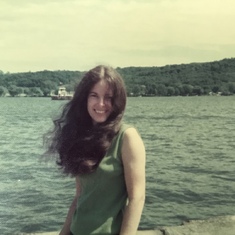 Mom photographed by Dad near Merrimac, Wisconsin, Summer 1974