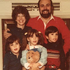 Early ‘80s - (left to right) Mom, Dad, Ken, me, Mark