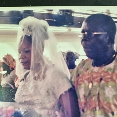 Big Daddy ,2005 ,at the wedding  of his daughter Christy Okeoma Okonkwo nee Ogu