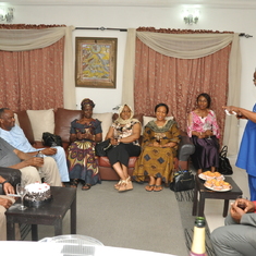 Dad and elders of PCN Lekki on his 90th birthday