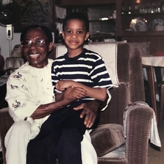 Dad and grandson, Ogochukwu Abamba