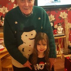 christmas jumper day with Millie