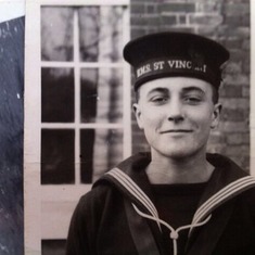 Ron in the Royal Navy 1955 aged 18
