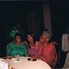 Mom & Dad with Nyong's daughter "Eme" _USA
