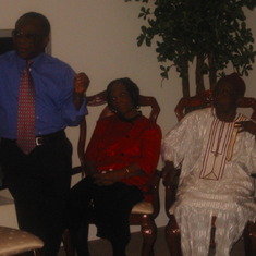 Dad's last brother "Nyong" at send-off party - USA
