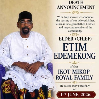 Elder (Chief) Etim Udo Edemekong