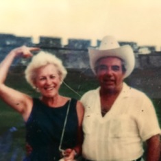 Mom and dad in St. Augustine.