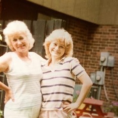 Mom and granddaughter Moira in Minnesota 1978