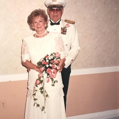 Mom and her Colonel 1990