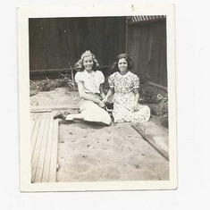 c 1938 with Charlene in the backyard of 528-28th Ave., S.F.