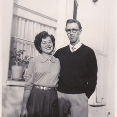 Ellie and John, early 1950s