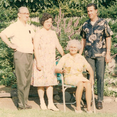 Ellie & Eric with their parents, c. 1970s