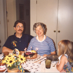 Birthday celebration, 1995