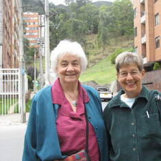 Elena and Anne in Bogota