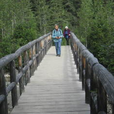 Elena and Anne in Denali National Park