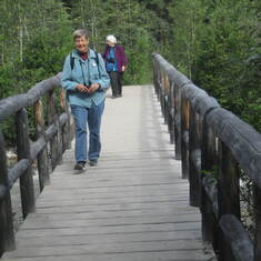 Elena and Anne in Denali National Park
