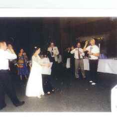 Blowing Bubbles at Kelley's Wedding 2000