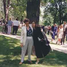 Elena and Kelley Kelley Grad 1993