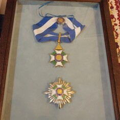 Order of Francisco Morazan, Honduras, Awarded to Elena, Hurricane MItch
